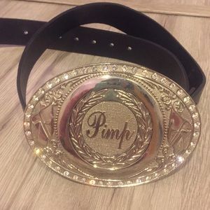 Huge “Pimp” belt buckle